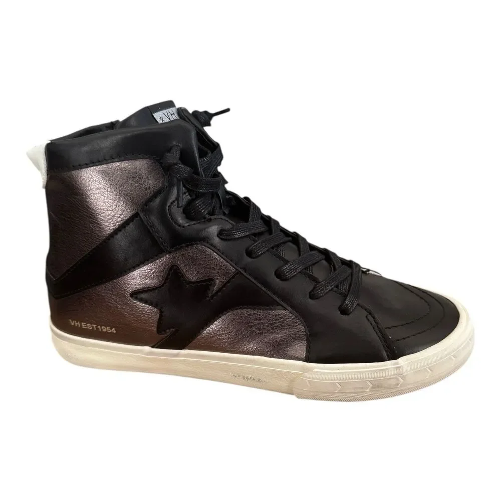 Vintage Havana Marta High top Women’s 10 Black Chrome Combo Distressed $155 - Picture 2 of 11